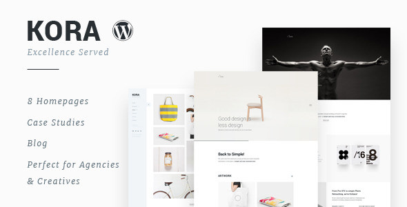 Kora v2.0 - Portfolio, Agency WordPress Theme