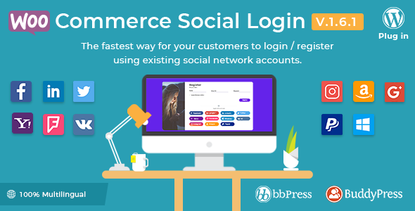 WooCommerce Social Login - WordPress plugin