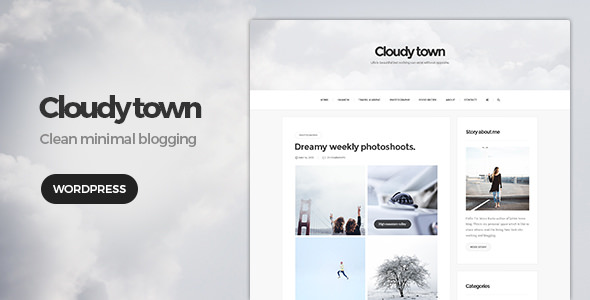  Cloud Town v1.1 - Fresh Blog WordPress Theme