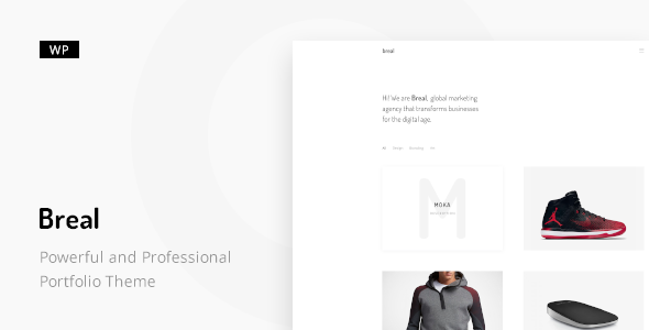 Breal v1.2 - 迷你作品展示WordPress主题