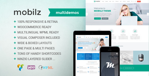 Mobilz v3.2 - 响应式多用途WordPress主题