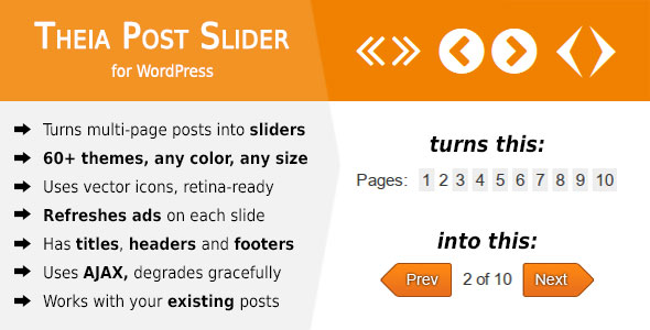 Theia Post Slider 文章幻灯片WordPress插件