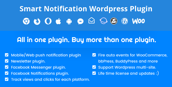 Smart Notification Wordpress Plugin 通知信息插件