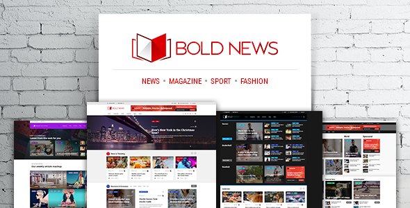  Bold News - News Blog Website WordPress Theme