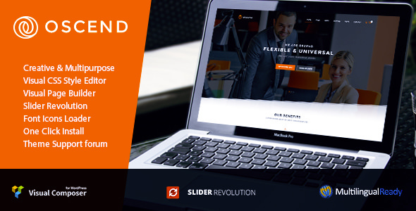  Ossend plus - WordPress theme of enterprise business website