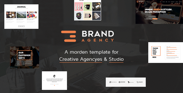 Brand Agency v1.1 - 创意HTML Bootstrap模板