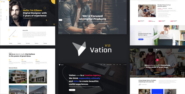 Vation v1.1 - 响应式多用途HTML5模板