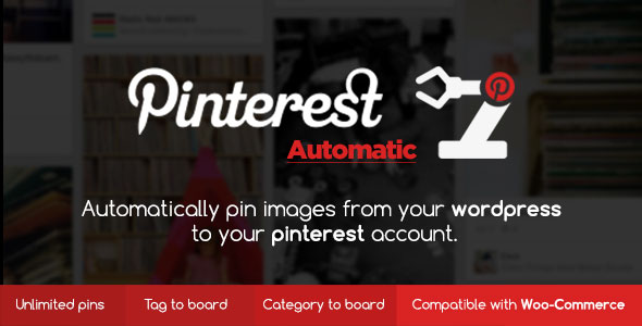  Pinterest Automatic Pin Wordpress Plug in