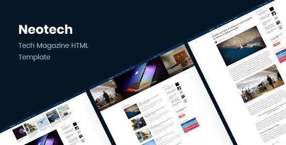 Neotech v1.1 - 新闻杂志HTML模板