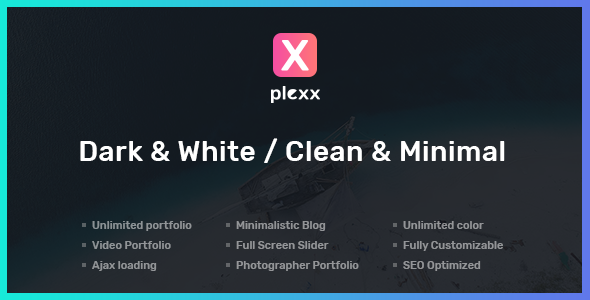 Plexx v1.3.2 - 作品展示WordPress主题