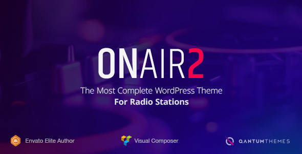 Onair2 - Radio Station WordPress Theme