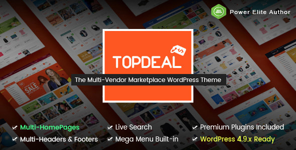 TopDeal - Multi Vendor Marketplace Elementor WooCommerce WordPress Theme