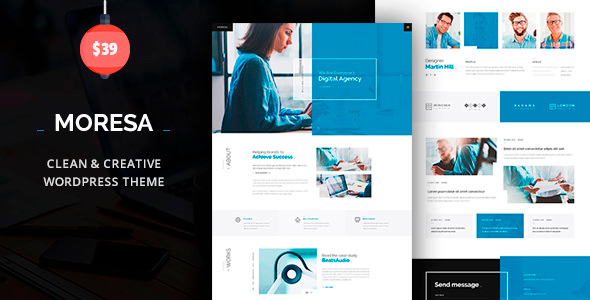 Moresa - 企业商务网站模板WordPress主题