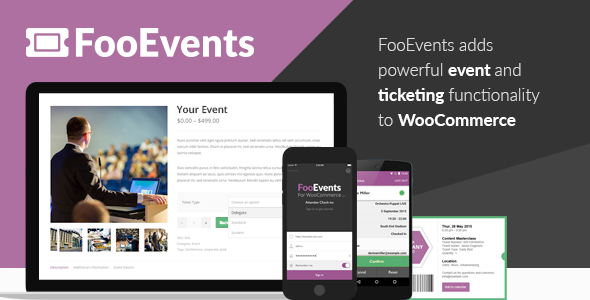  FooEvents for WooCommerce + Addons