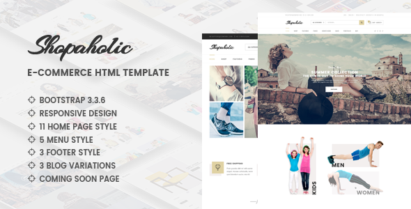 Shopaholic v1.0 - 响应式电商HTML5模板