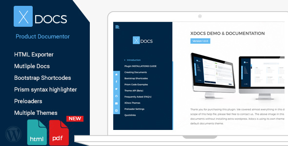 X Docs - Wordpress Product Documentation Creator