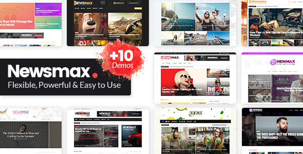  Newsmax - Multipurpose news magazine WordPress theme