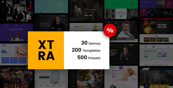  Xtra - Multipurpose WordPress Theme + RTL