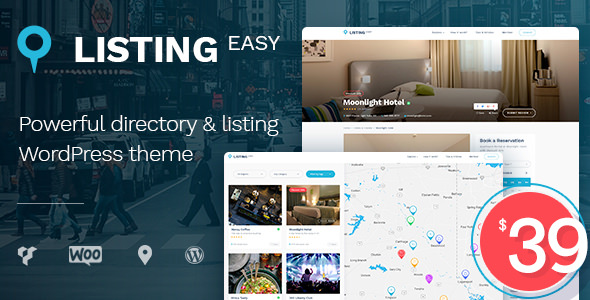ListingEasy - 商家目录网站模板WordPress主题