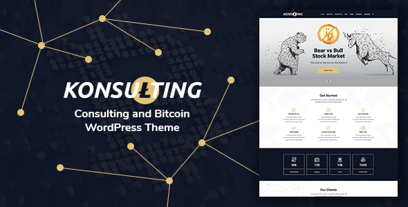 Konsulting v1.1 - 比特币 WordPress 主题