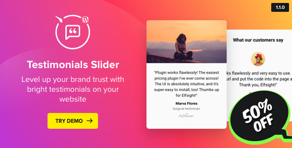 Testimonials Slider - 评价褒奖好评WordPress插件