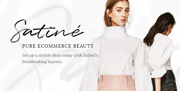  Satin é v - WordPress theme of elegant multi concept store