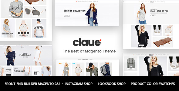 Claue - 轻型简约商店Magento 2/1主题