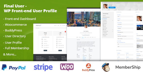 Final User - WP Front-end User Profiles