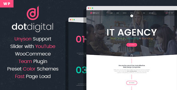 DotDigital v1.0.0 – 创意网站设计WordPress主题