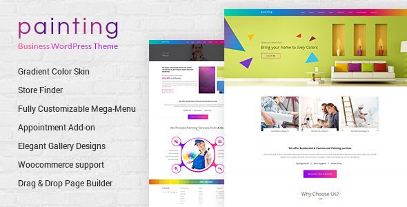Paint - 绘画公司WordPress主题