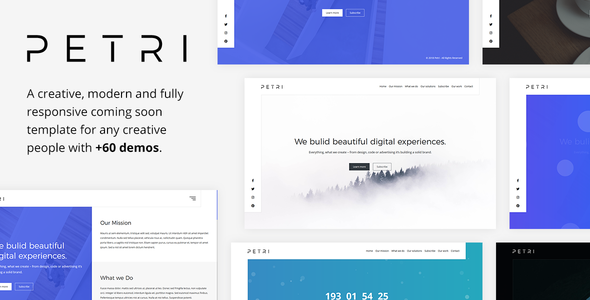 Petri - 创意即将推出HTML模板