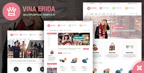 Vina Erida - 多用途Joomla 3.x模板