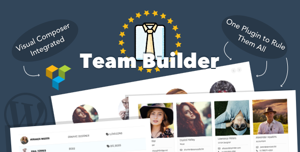 Team Builder - 高级多用途团队展示WordPress插件