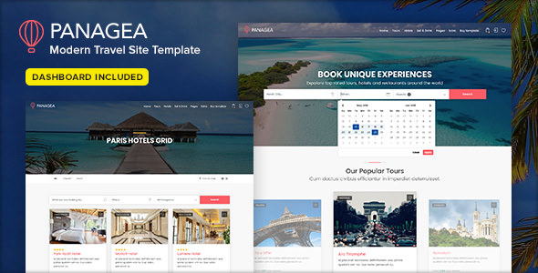 Panagea - 旅游景点HTML网站模板