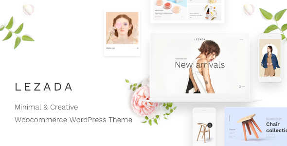  Lezada - WooCommerce theme of minimalist creative fashion clothing store