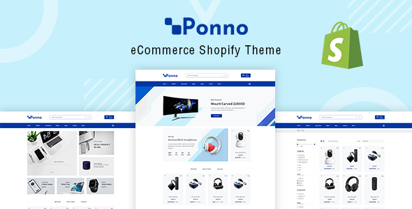 Ponno - 电子商务Shopify主题+ RTL