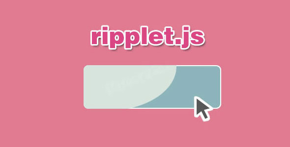 Material design风格点击波特效 ripplet 插件