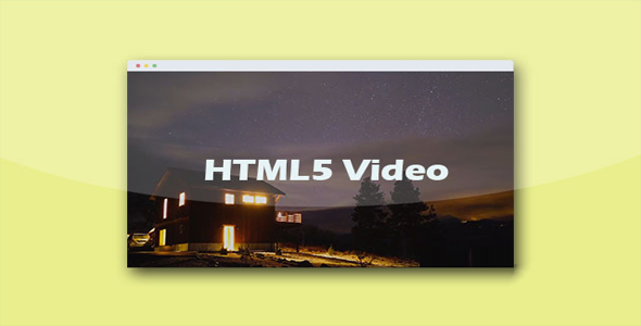  HTML5 full screen background video jQuery plug-in