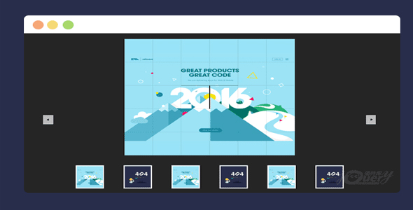 Dreamslider - 九宫格组合动画jQuery幻灯片插件