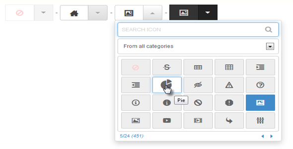 FontIconPicker -小巧jQuery字体图标选择器