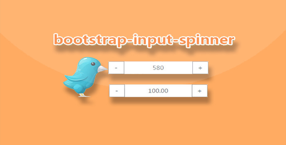bootstrap4 input数值微调插件