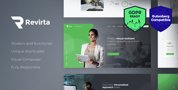 Revirta - Virtual Assistant WordPress Theme