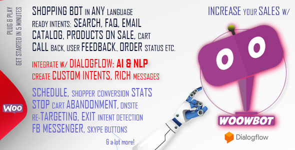  WoowBot - Chat Bot for WooCommerce customer service plug-in