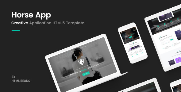 Horse App - 响应式应用HTML模板