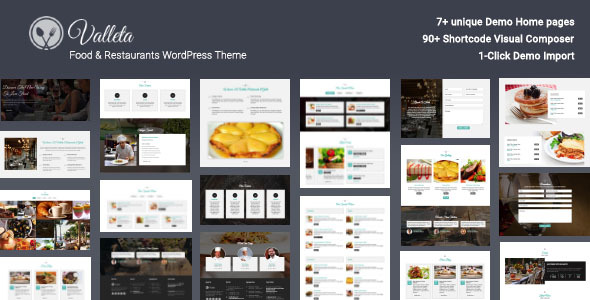 Valleta - Food Restaurants WordPress Theme