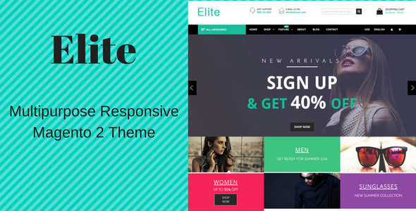 Elite - 时尚商店Magento 2主题