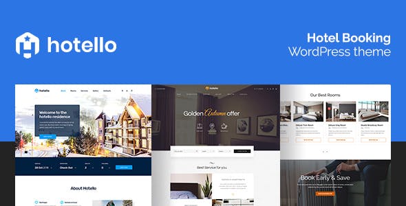  Hotello - hotel hotel reservation WordPress theme