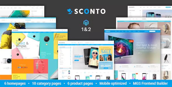 Sconto - 高级Magento 2/1电商主题