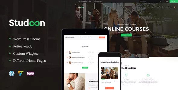  Studeon | An Education Center & Training Courses WordPress Theme