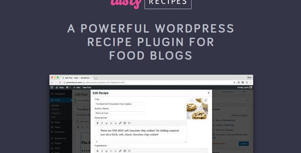  Tasty Recipes - Healthy Food Plugin